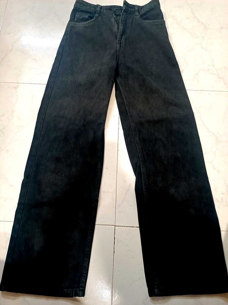 Black Wide Leg Jeans