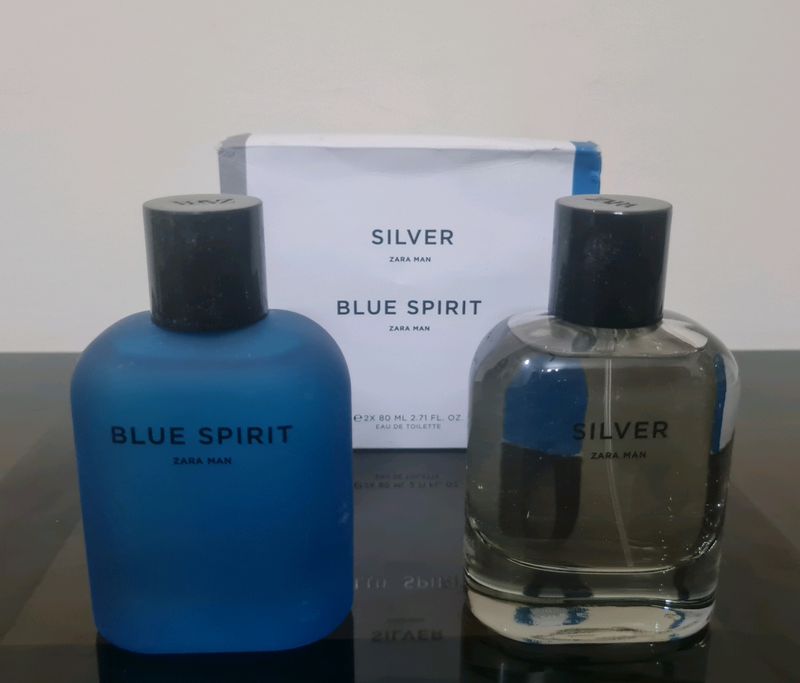 ZARA MAN COLLECTION - BLUE SPIRIT &amp; SILVER PERFUME