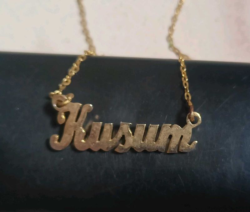 Personalized "Kusum" Name Necklace