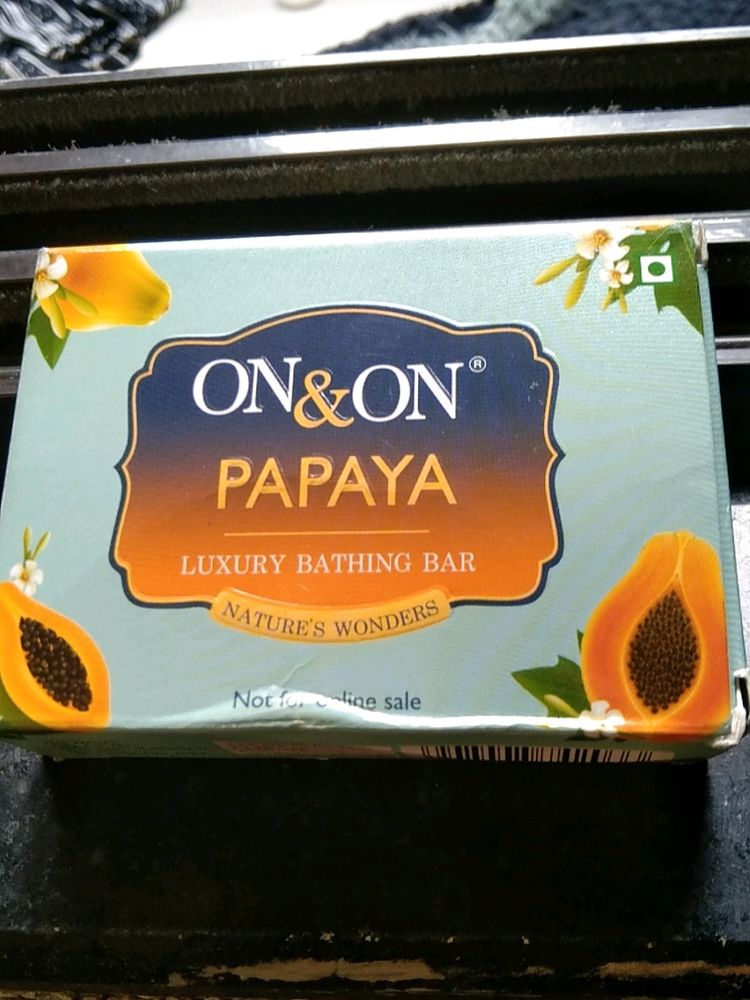 ON and O N PAPAYA SOAP