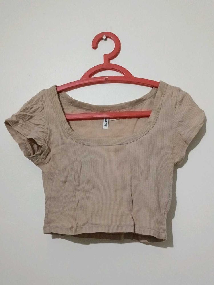 Ribbed Cropped Top 🎉