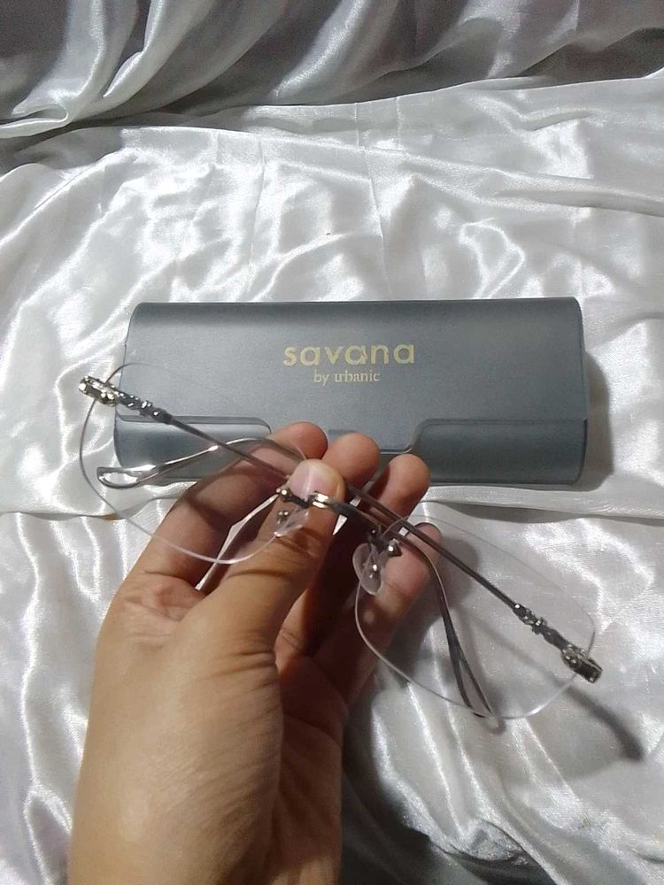 savana silver Rimless eyeglasse