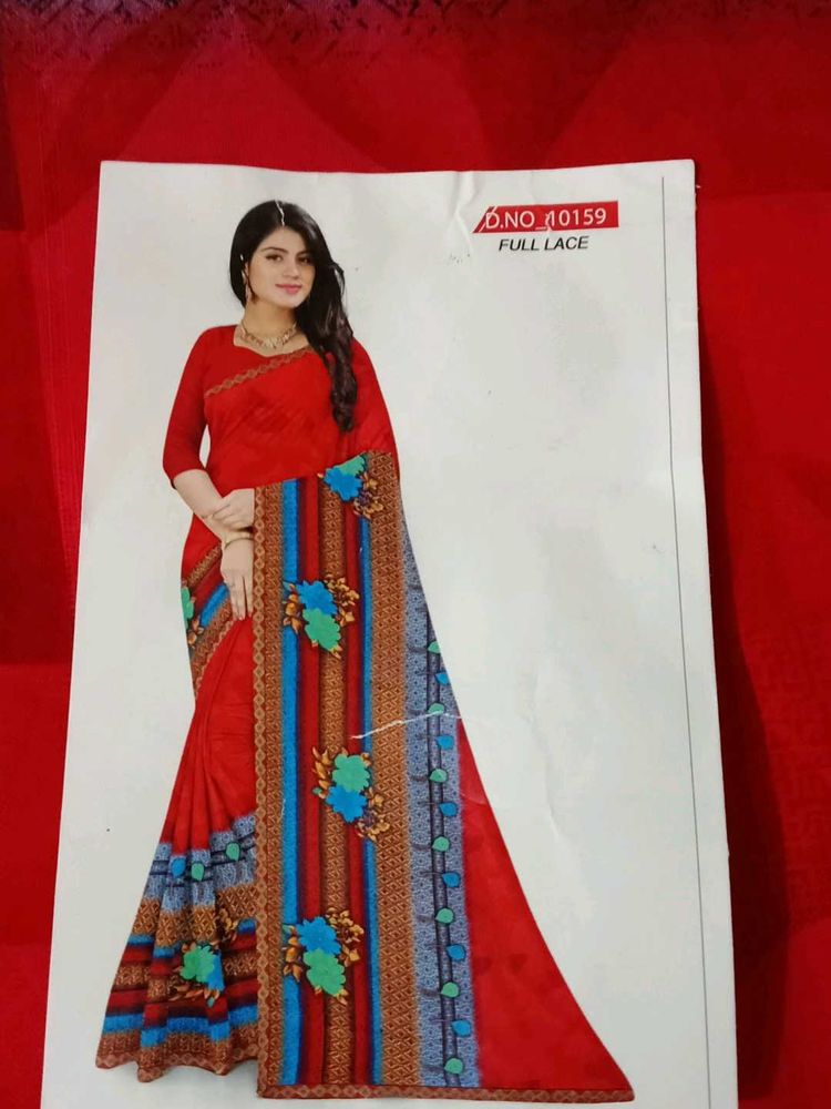 M-Fab Nandini Floral Print Saree