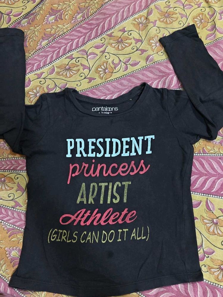 Cute Girl's Graphic T-Shirt