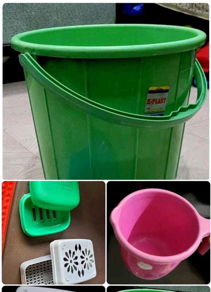 Pack 4 Bucket &amp; Mag &amp; soap dani