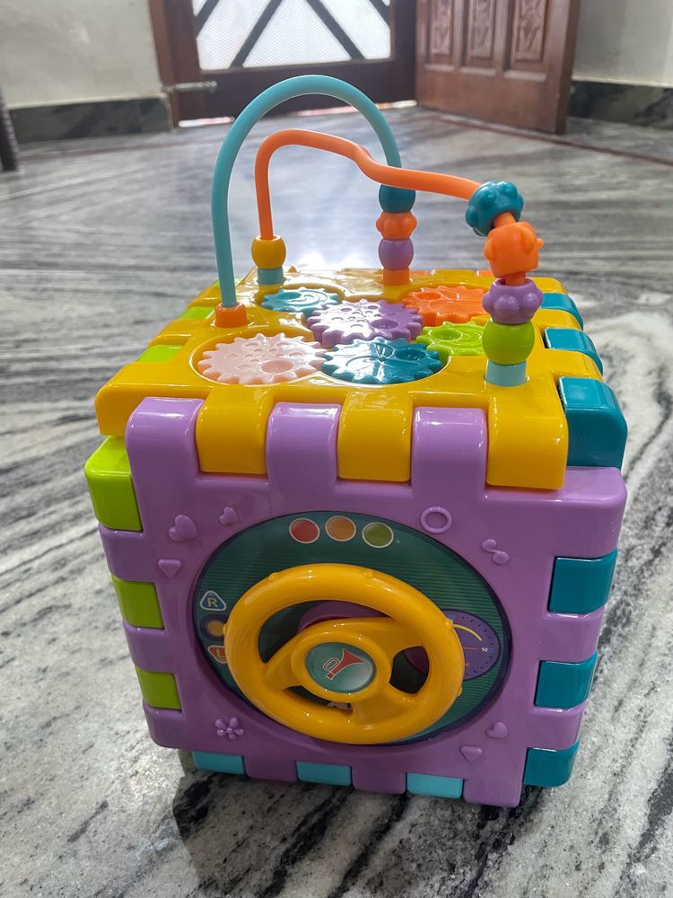Activity Cube For Toddlers And Kids