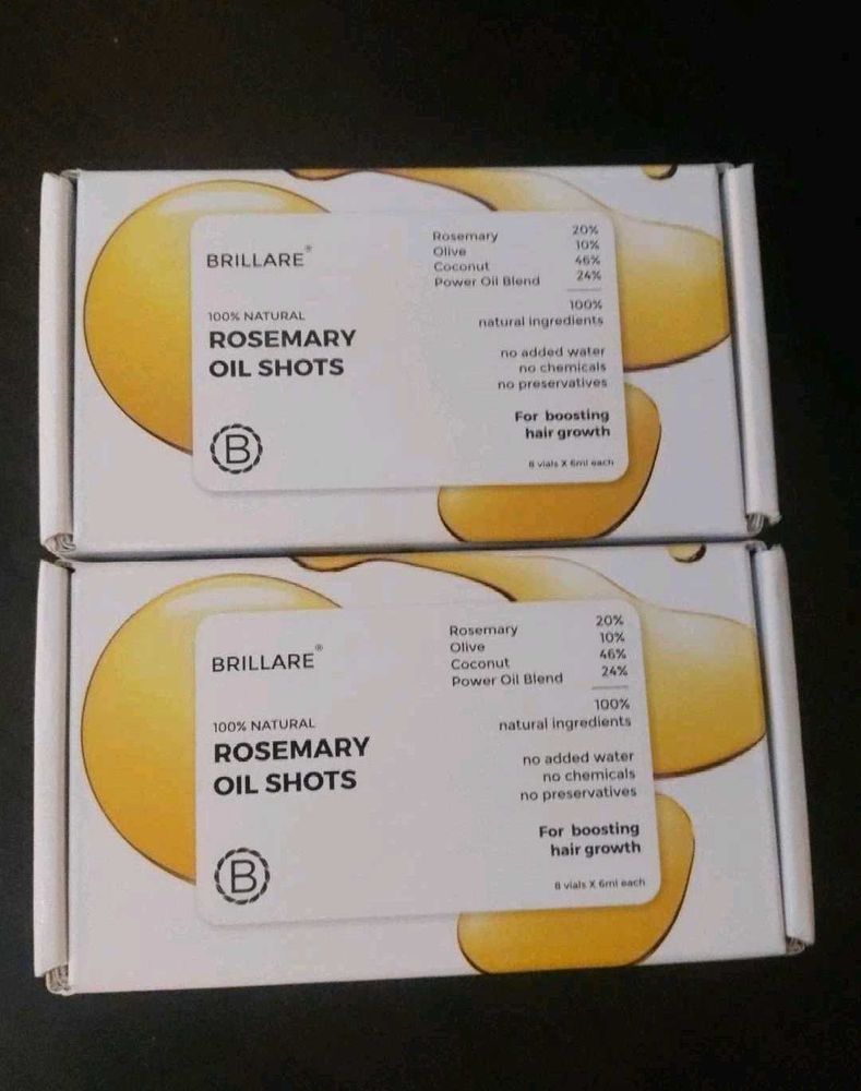 Brillare Rosemary Oil Shots for Hair Growth