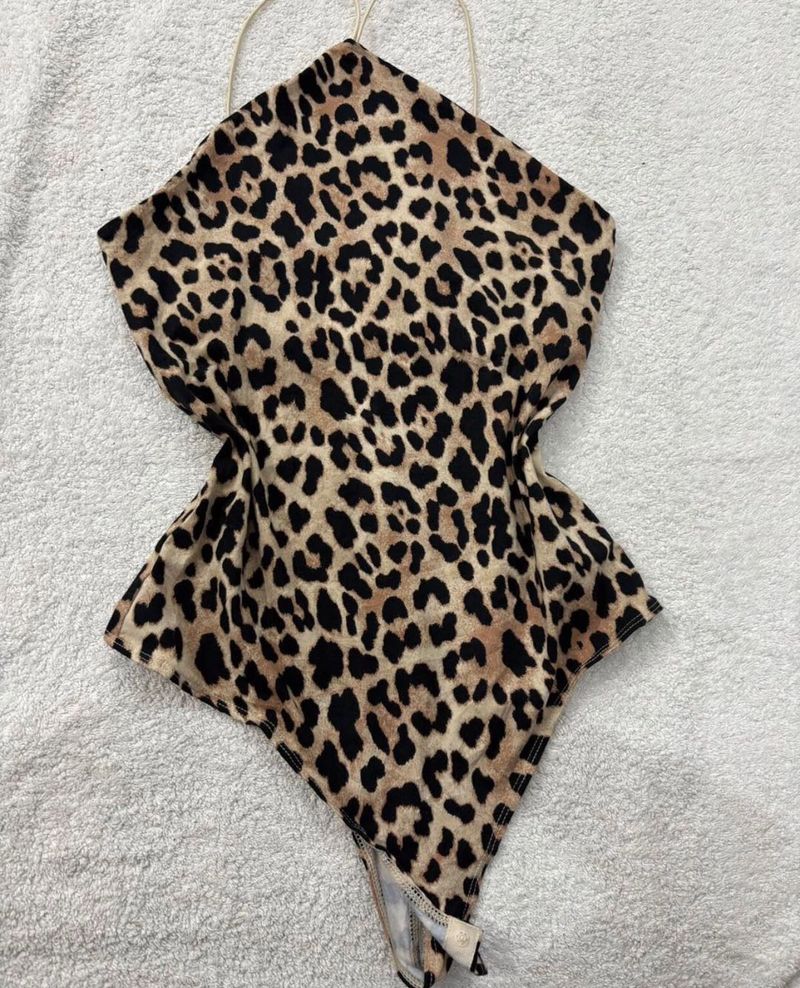 Leopard Print Bodysuit