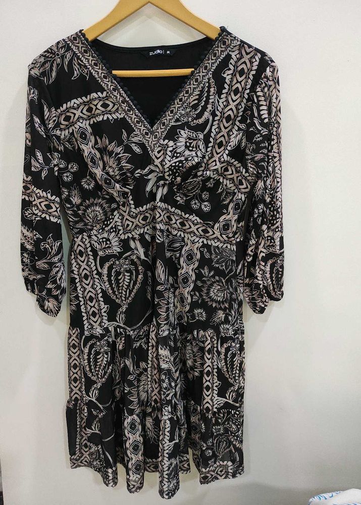 Boho Chic Paisley Print Dress