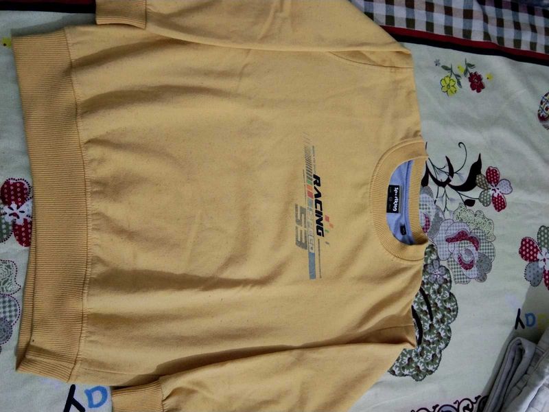 Stylish Yellow Sweatshirt for kids
