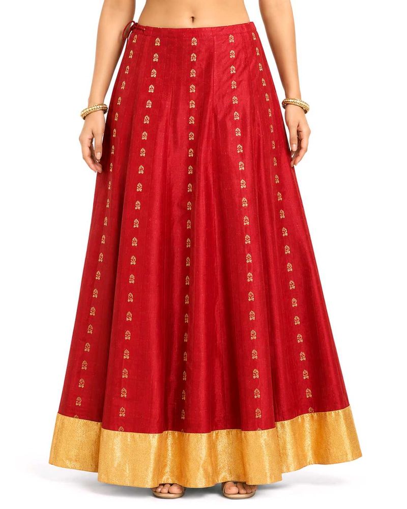 Brocade Lehenga A-line Skirt Ethnic Wear Lahenga S