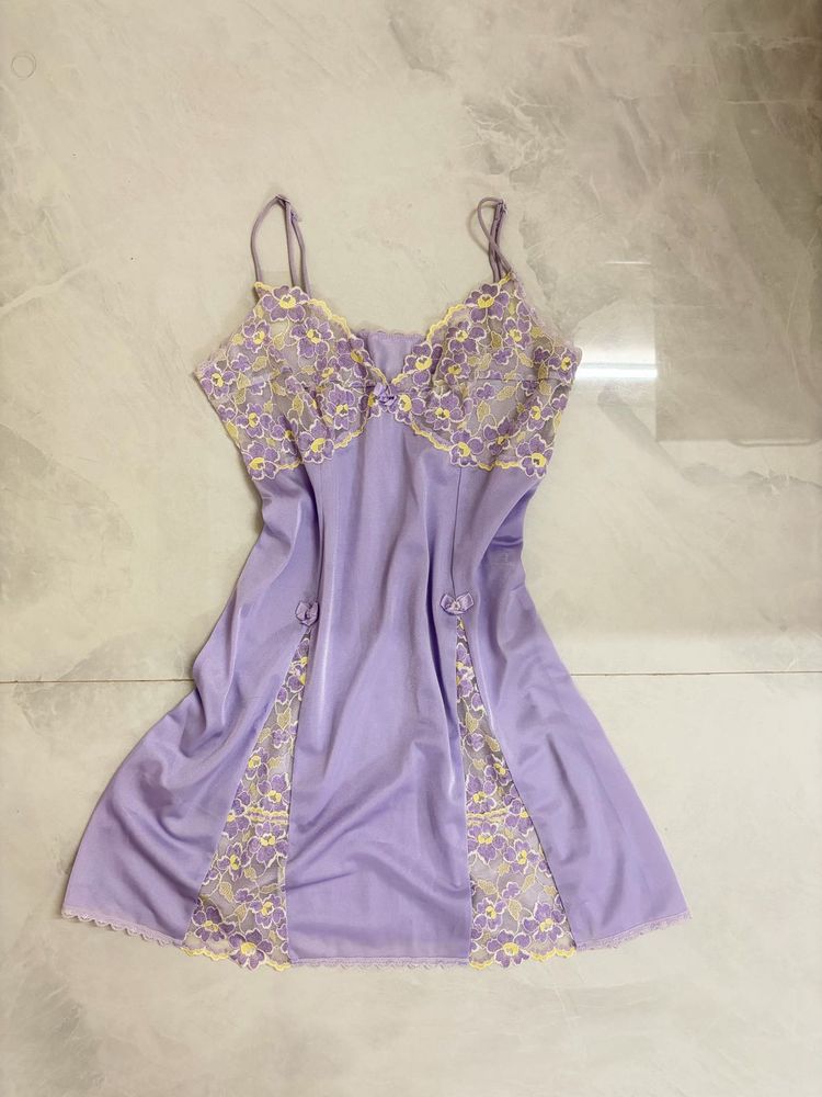 Lilac Lace Nightdress
