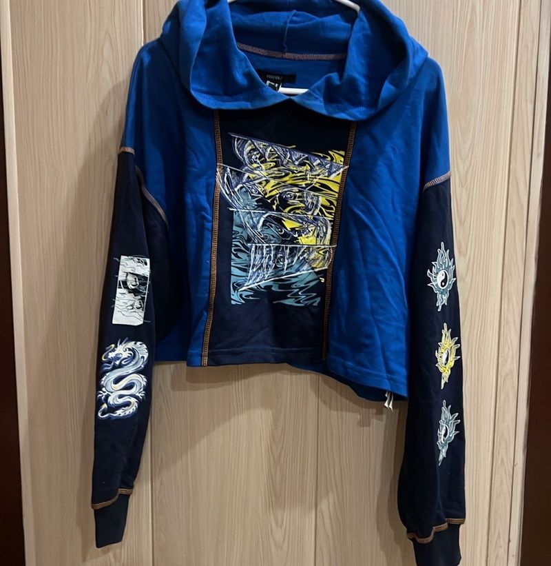 Forever21 Graphic Print Hoodie