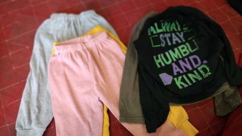 Cozy Pajama Sets 3+2 for kids
