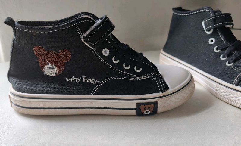 💥 Price Drop 🐻 Hoppipola Kids High-top Sneakers