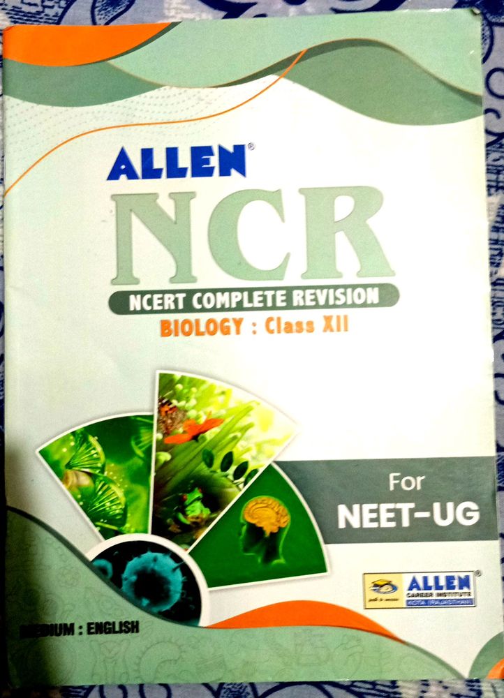 ALLEN NCR BIOLOGY FOR CLASS 12TH NEET