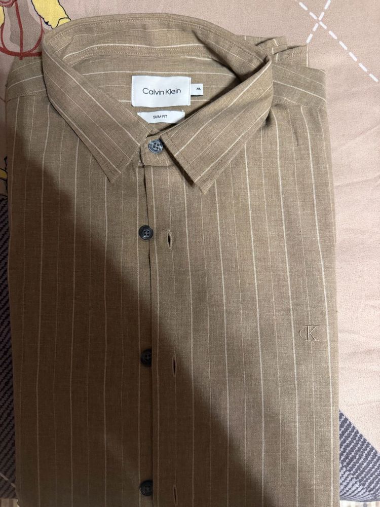 Calvin Klein Slim Fit Striped Shirt