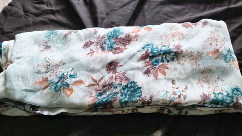 Beautiful Floral Print Dupatta