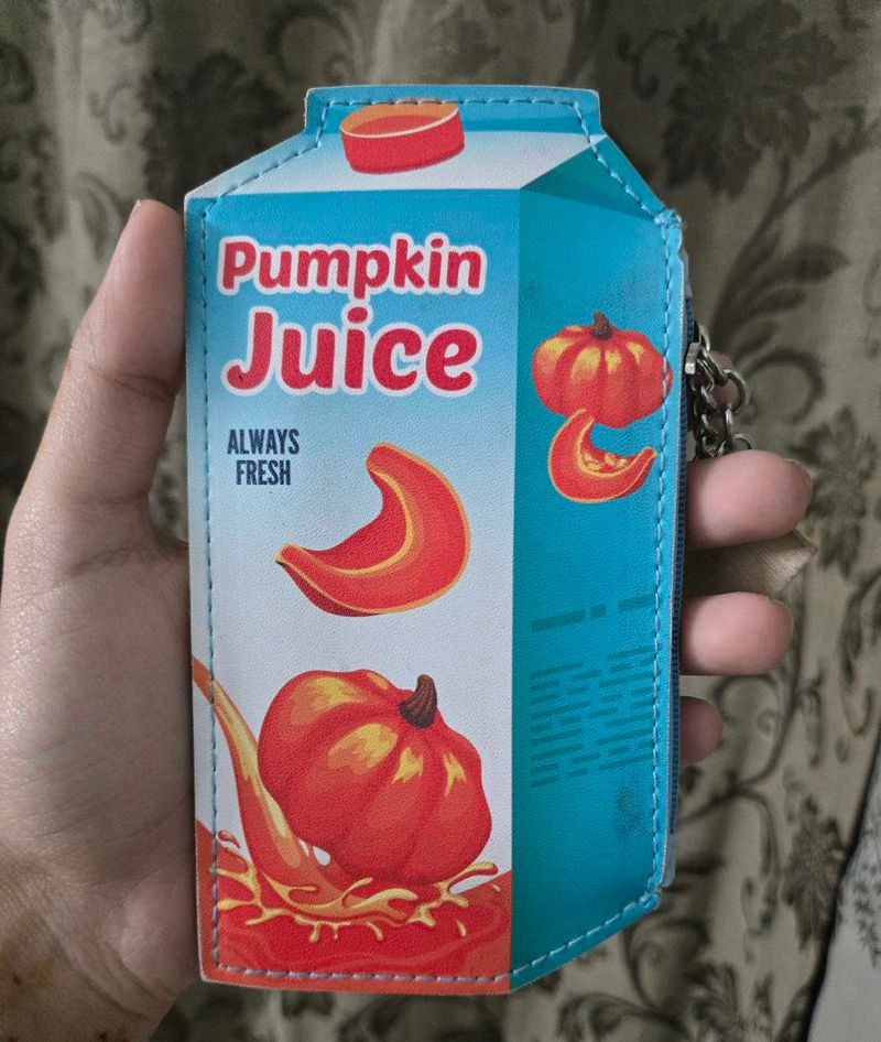 Cute Juice Carton mini Pouch