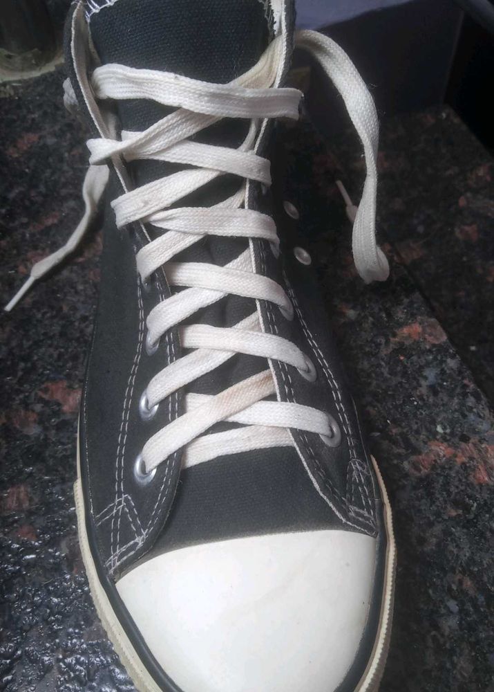 Classic sea star Black High-Top Sneakers