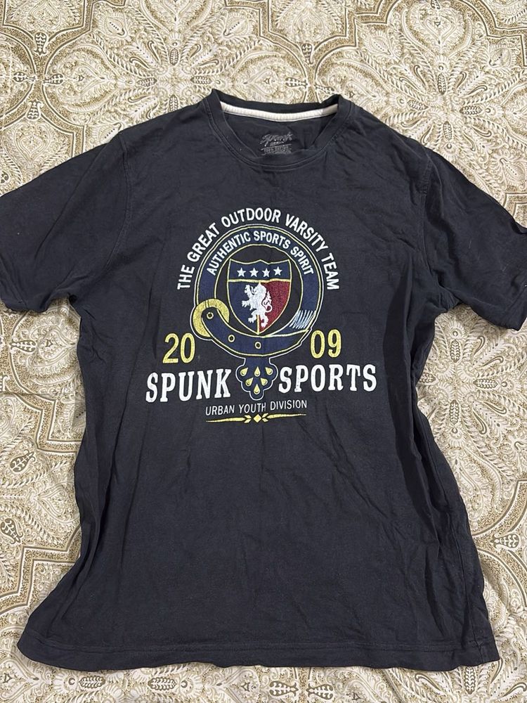 vintage y2k Spunk Sports Varsity Team T-Shirt
