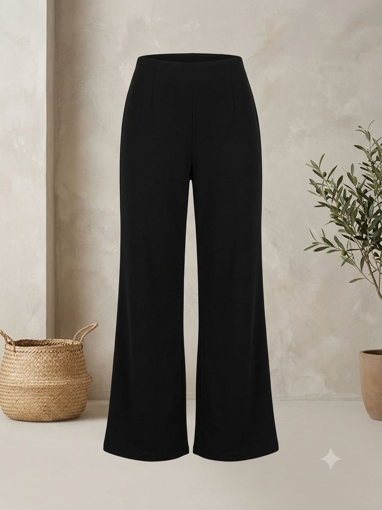 Super long Plazo black colour