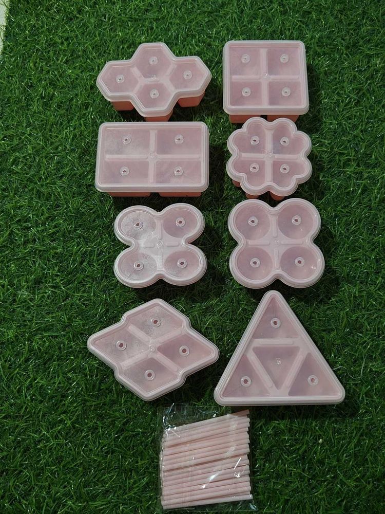 Fun Shape Ice Cube Trays Set of 8 pcs