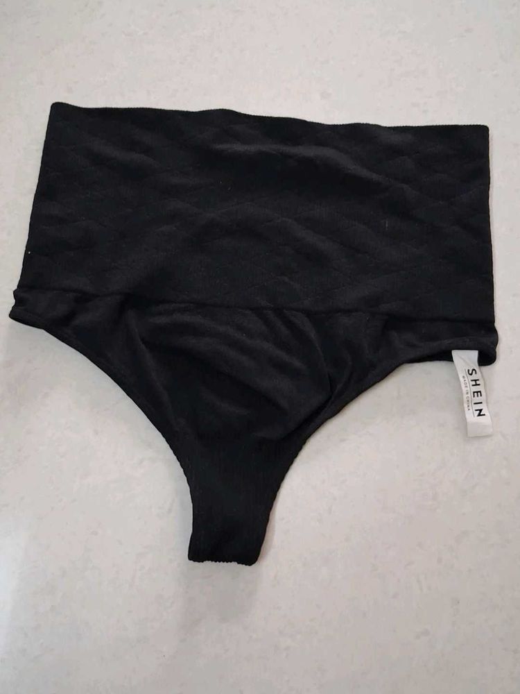 Shein Black High Waisted Thong