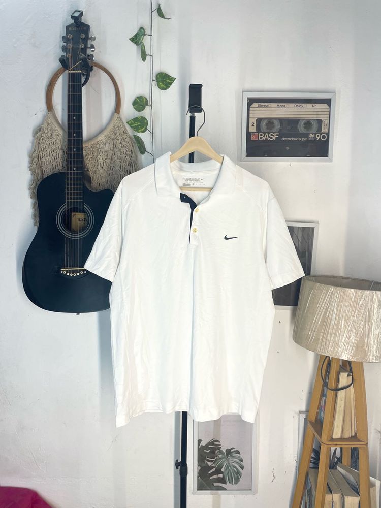 Nike White Polo T-Shirt