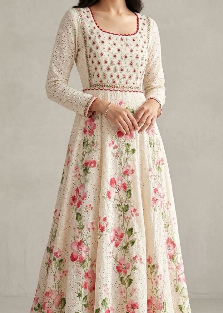 🌷Rose Garden Anarkali✨ New with tags 🏷️💛