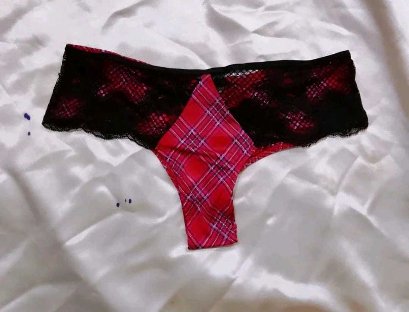 Plaid Thong panty
