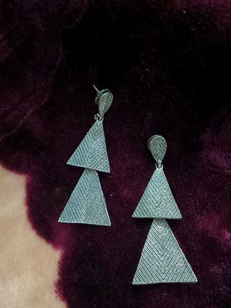 Triangle Dangle Earrings
