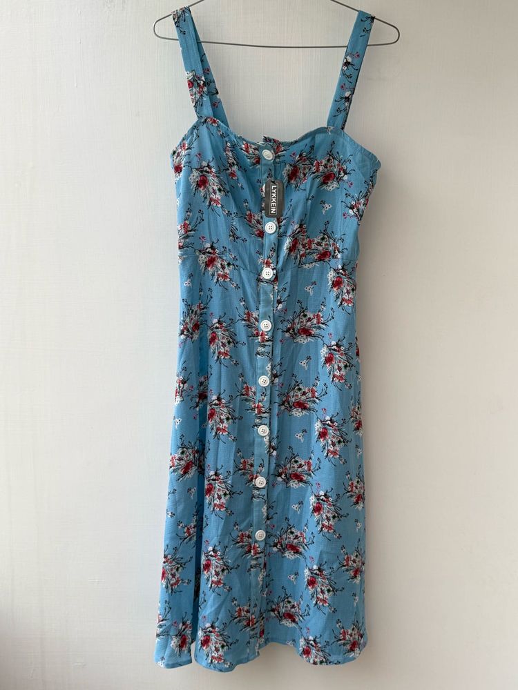 Floral Button-Down Sundress