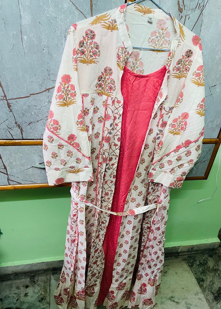Shrug Pattern One Piece Kurti 💗