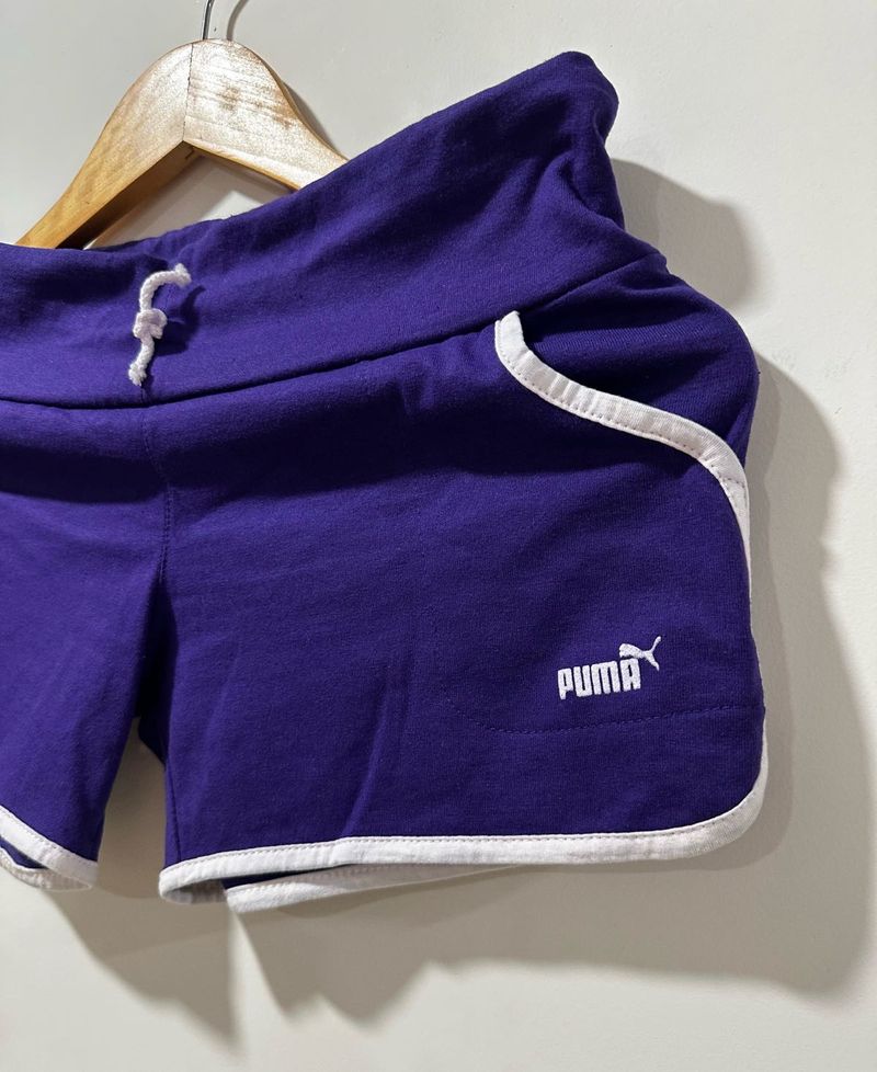 Puma Purple Athletic Shorts