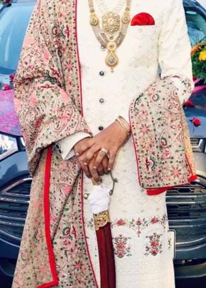 wedding shervani with trouser