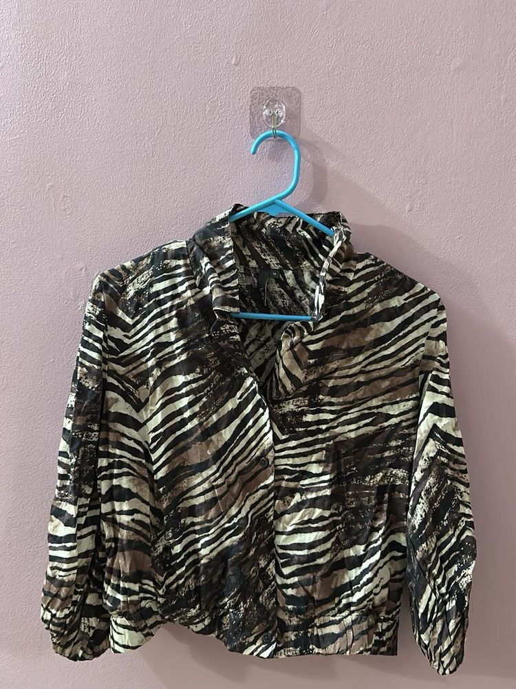 Animal Print Blouse
