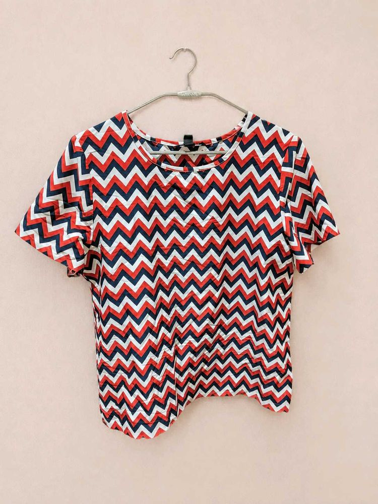 Tommy Hilfiger Chevron Top