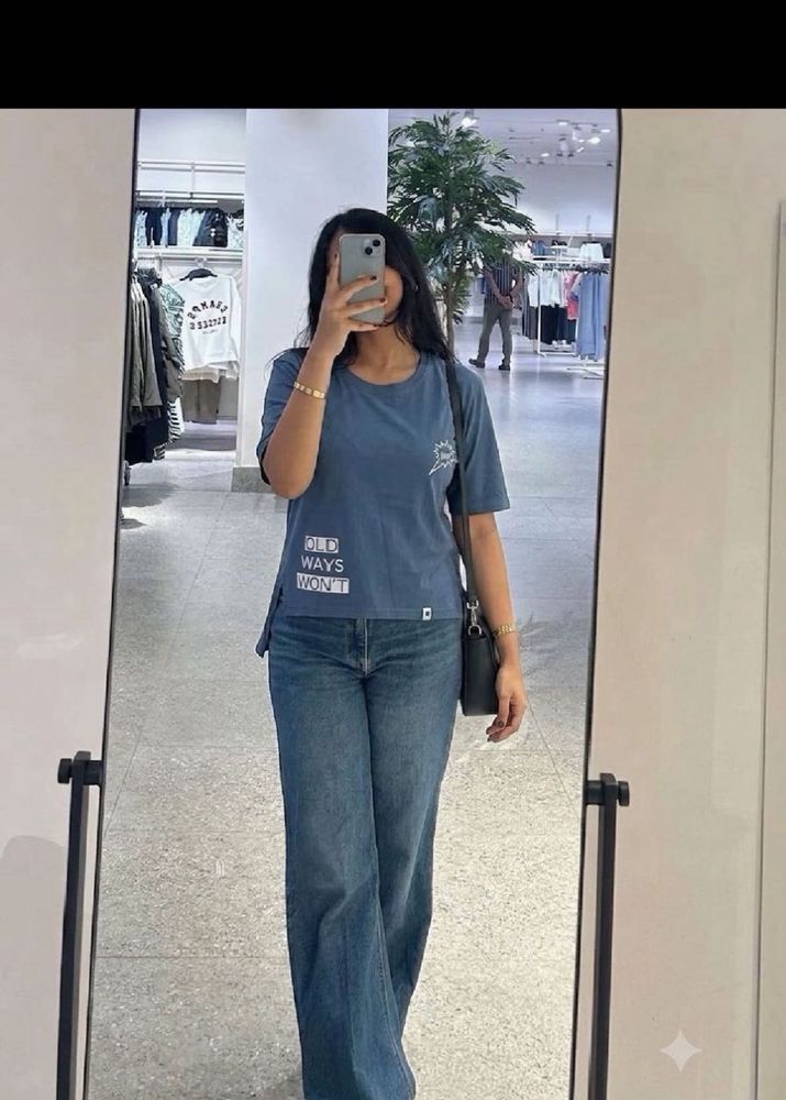 Blue Graphic T-Shirt