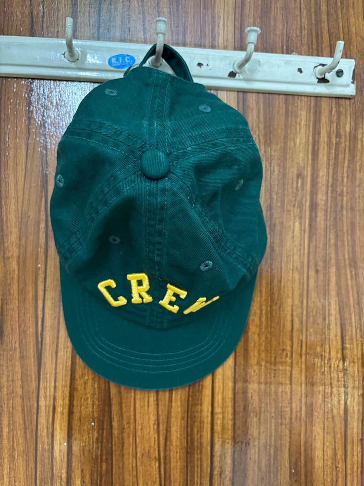 Green "Crew" Baseball Cap