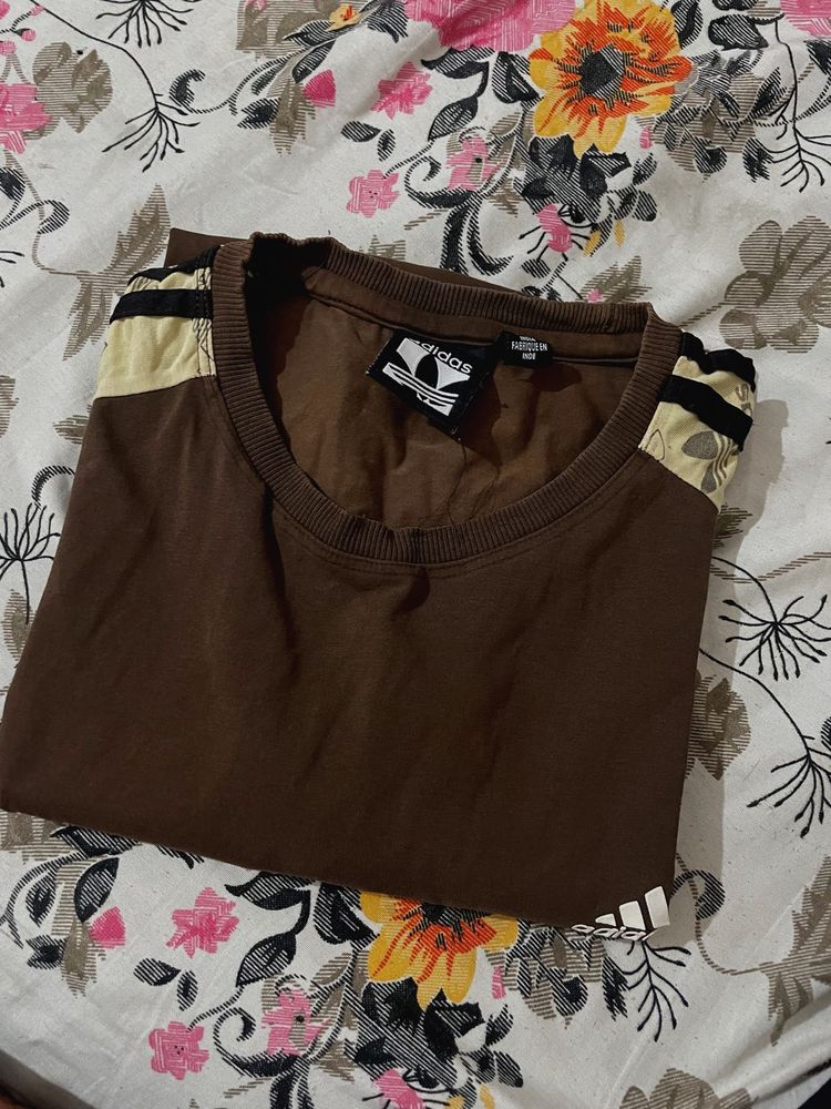 Adidas Brown T-Shirt