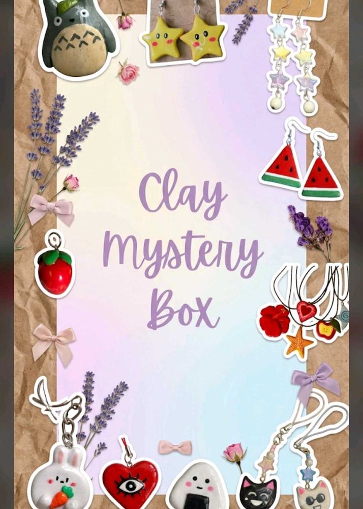 Handmade Clay Mystery Jar