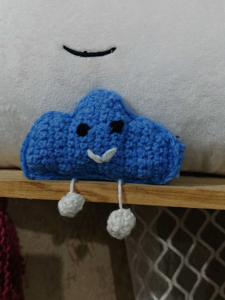Cute Crochet Cloud Plushie