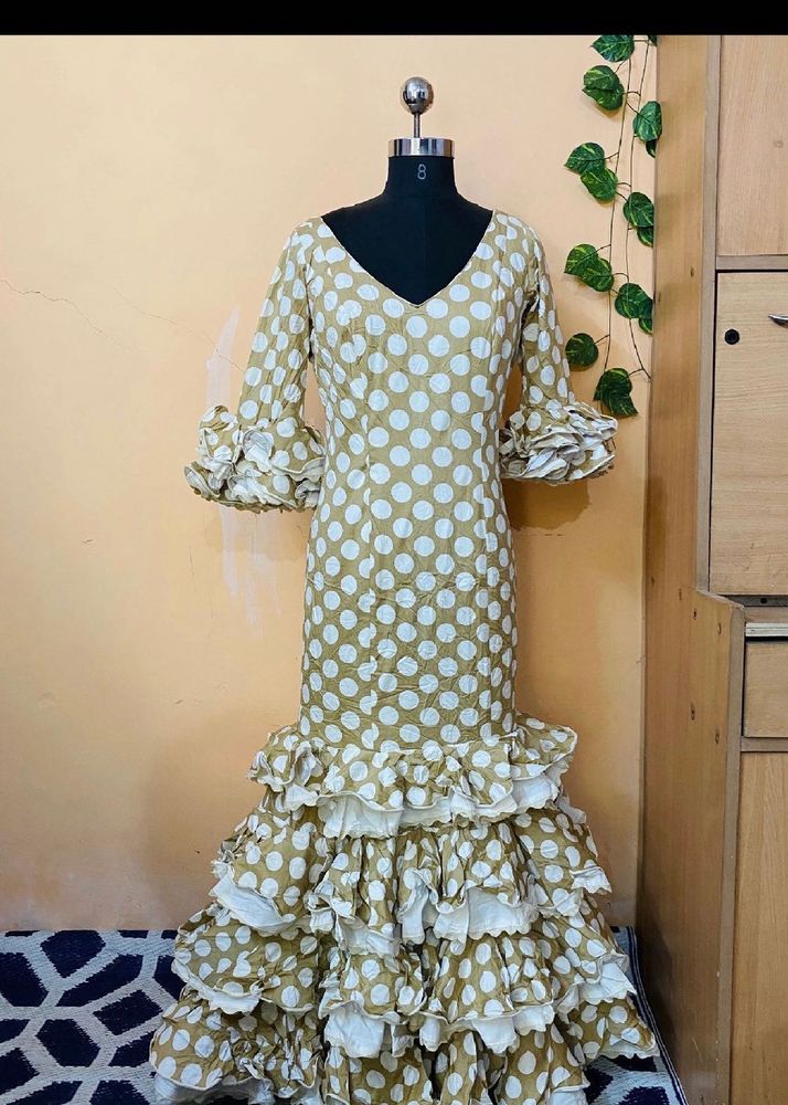 Polka Dot Ruffle Dress