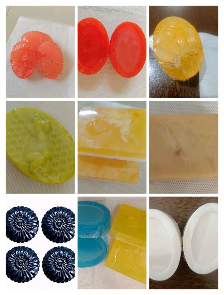Stock Clearance Sale In Handmade Soaps- Pack Of 7