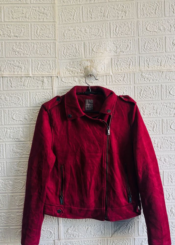 🇺🇸 Primark imported Suede Biker Jacket