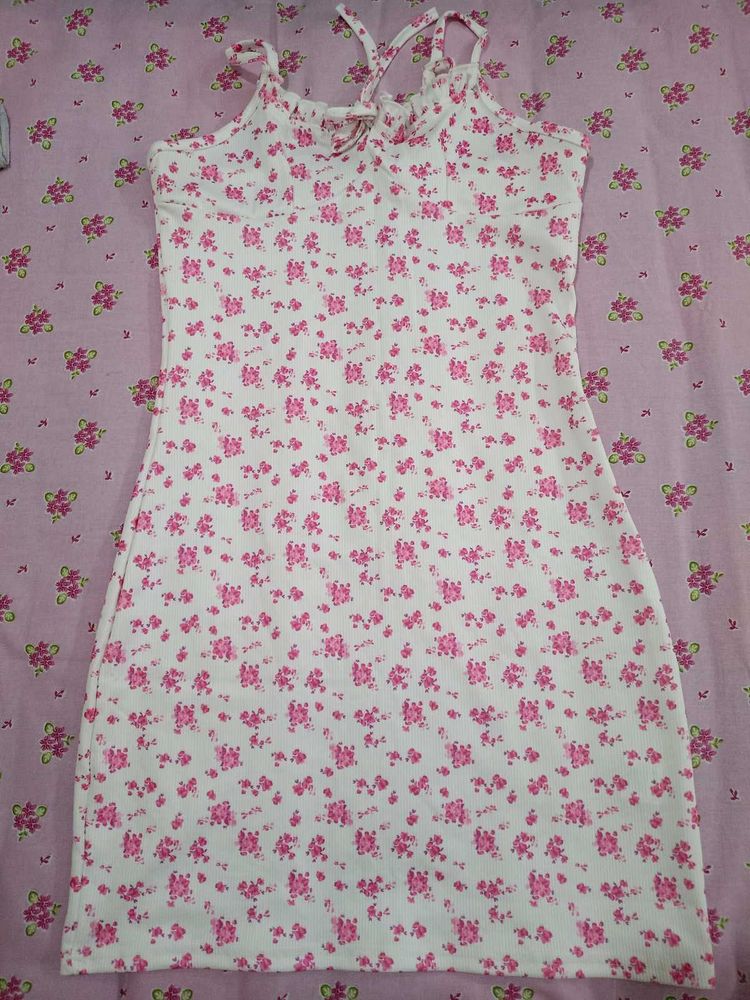 Floral Print Mini Dress