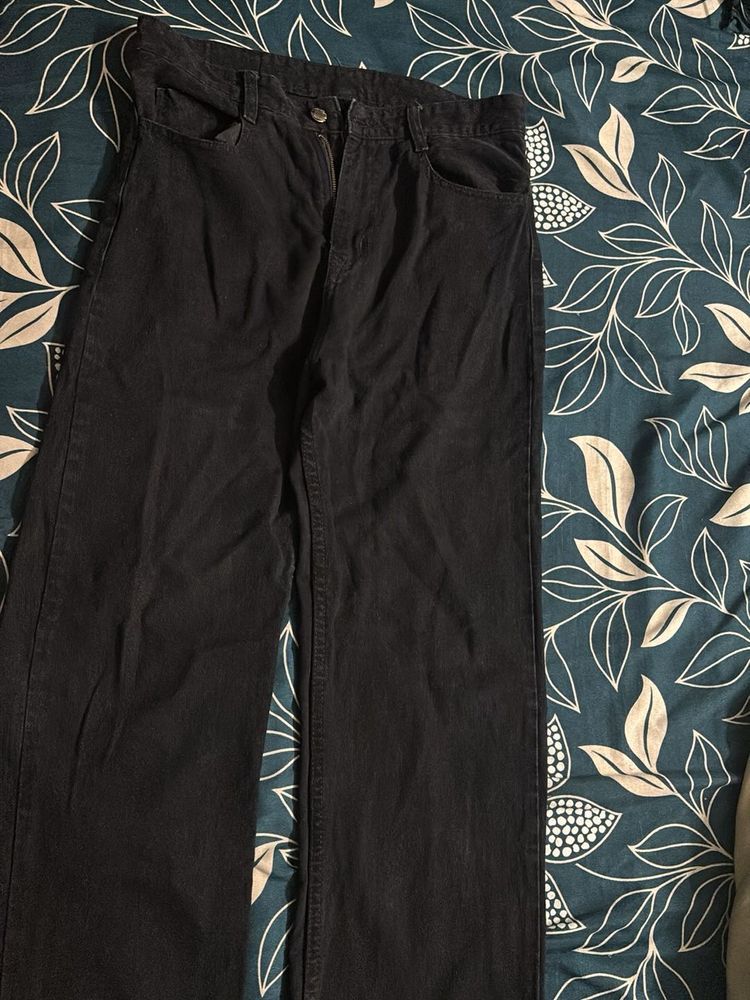 Black Wide Leg Jeans