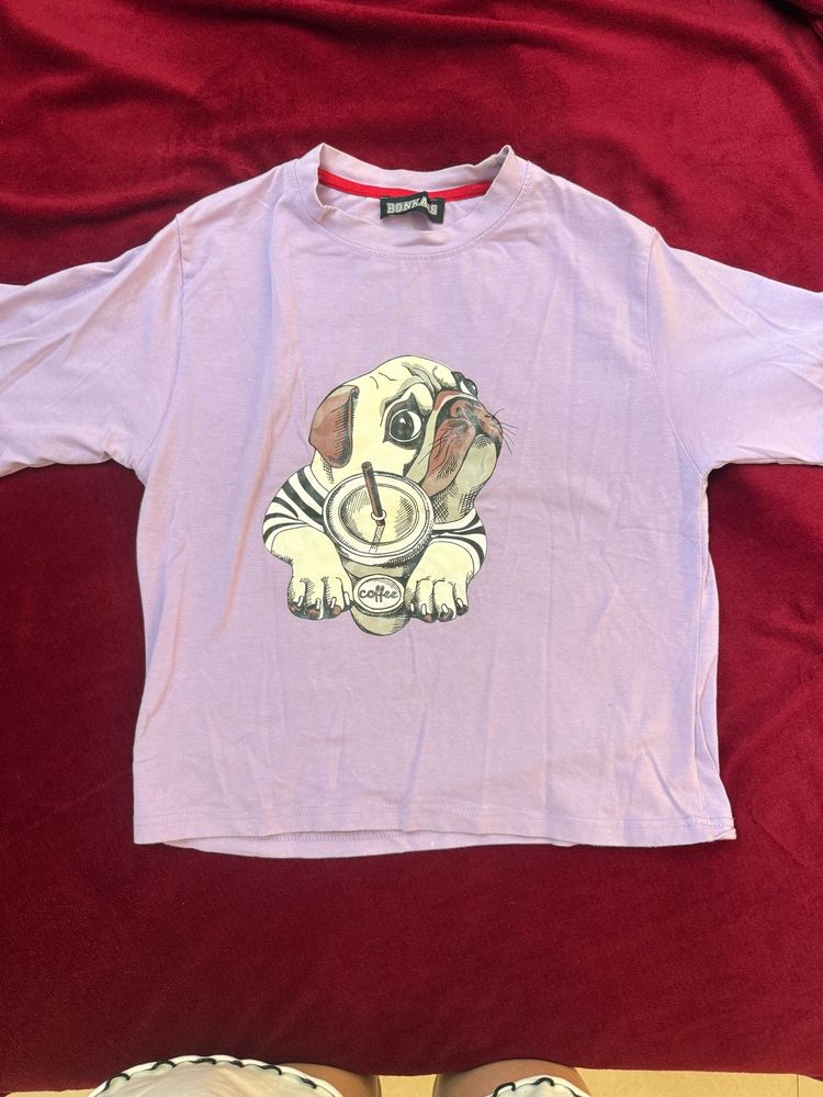 Cute Pug Coffee T-Shirt