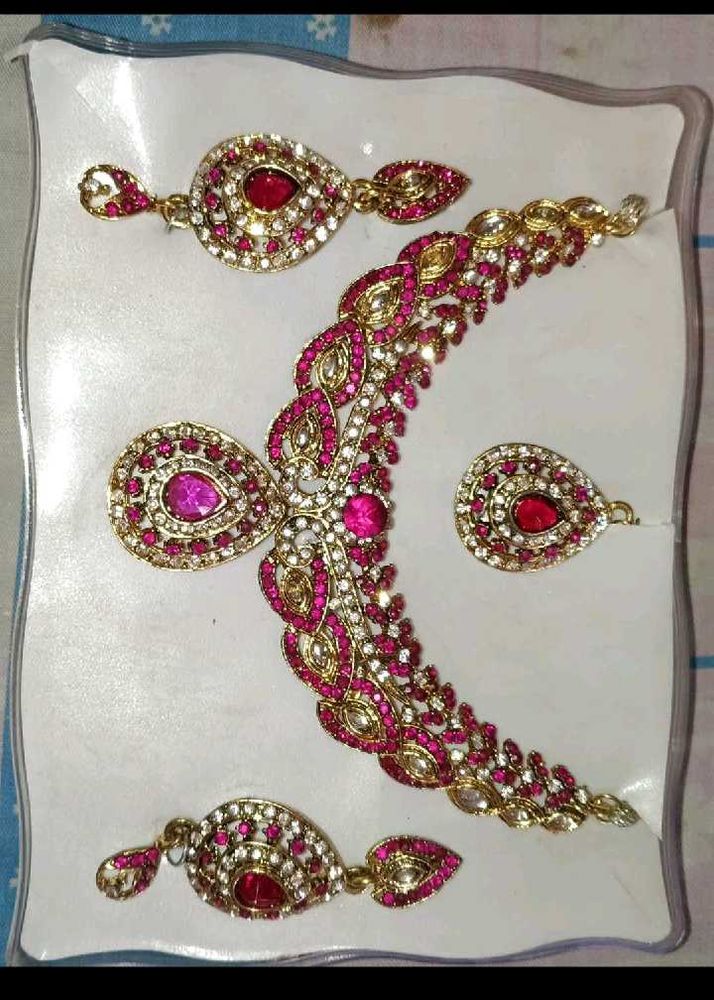 combo of 3 Exquisite Indian Necklace &amp; Earring Set